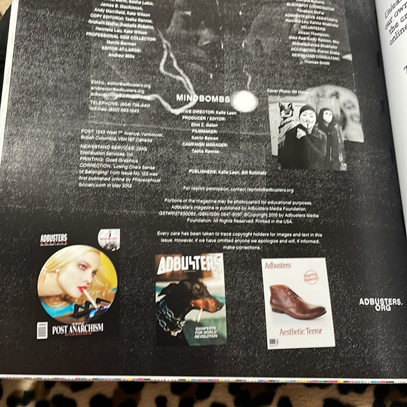 2016 ADBUSTERS Magazine Vol. 24 No. 2 Spooky Vendetta Anarchy Anonymous Mask - Picture 17 of 17